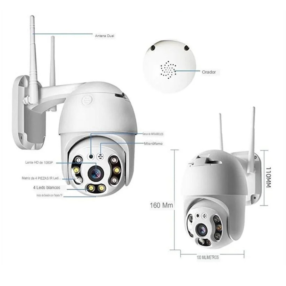 Cámara de Seguridad de 360 Grados